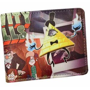 Gravity Falls Bill Cipher Brown Bifold Wallet